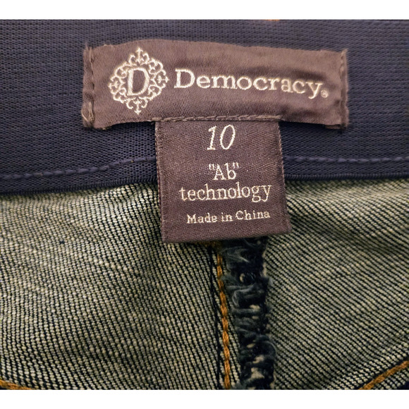 NWOT - Democracy Ab-solution Skyrise Relaxed Barrel Leg Stretch Jeans Size 10 - Picture 3 of 16
